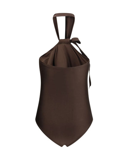 Zimmermann Brown Polyamide One-Piece Swimsuit