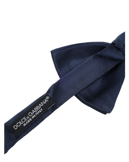 Dolce & Gabbana Blue Silk Bowtie