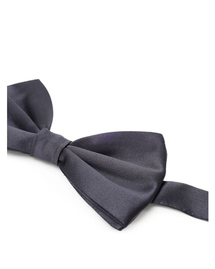 Dolce & Gabbana Gray Silk Bowtie