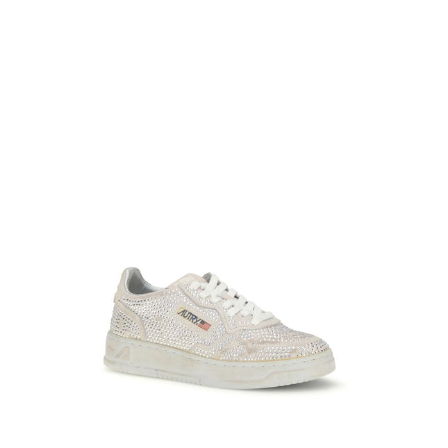 Autry White Rubber Low Top Sneakers