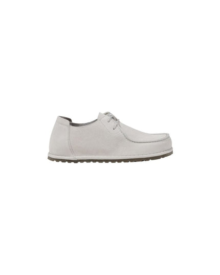 Birkenstock White Leather Slip-On Loafers