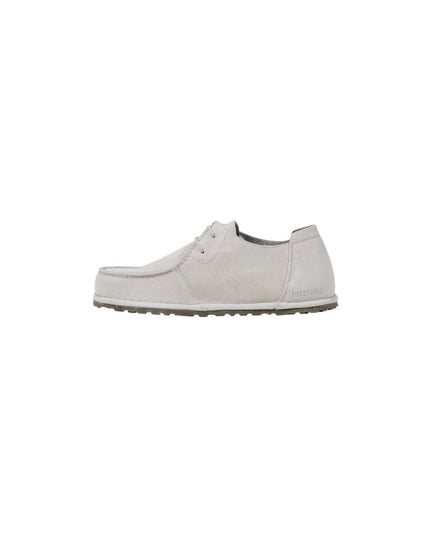 Birkenstock White Leather Slip-On Loafers