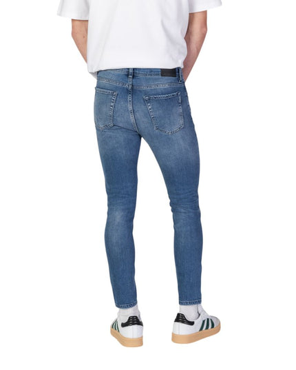 Antony Morato Blue Cotton Skinny Jeans