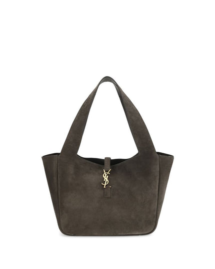 Saint Laurent Brown Calf Leather Bos Taurus Shoulder Bag