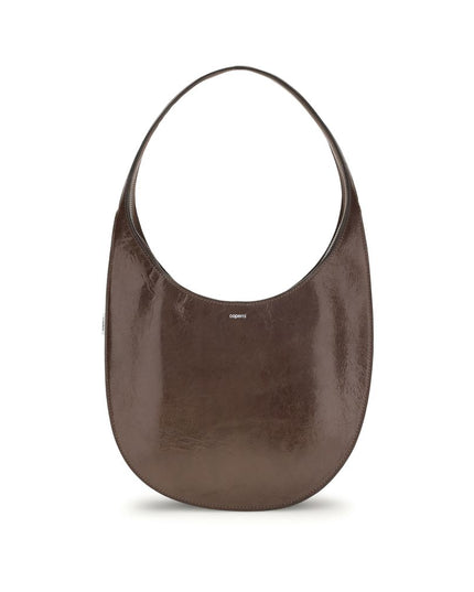 Coperni Brown Calf Leather Bos Taurus Shoulder Bag