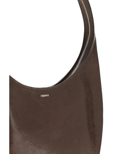 Coperni Brown Calf Leather Bos Taurus Shoulder Bag