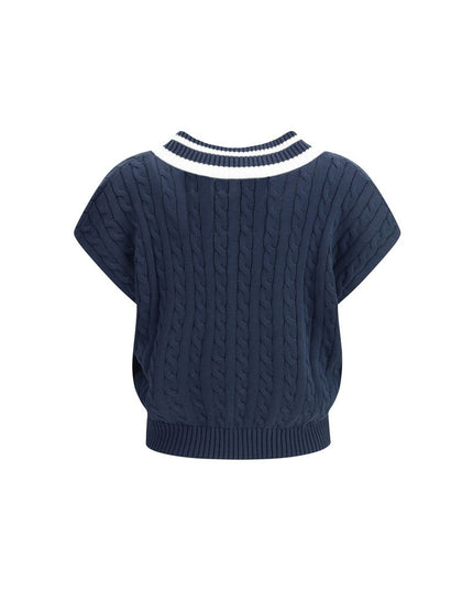 Brunello Cucinelli Blue Cotton Sweatshirt
