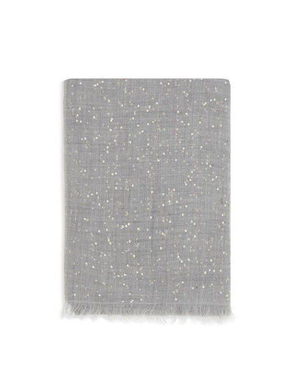 Brunello Cucinelli Gray Cashmere Scarf