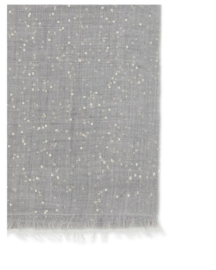 Brunello Cucinelli Gray Cashmere Scarf