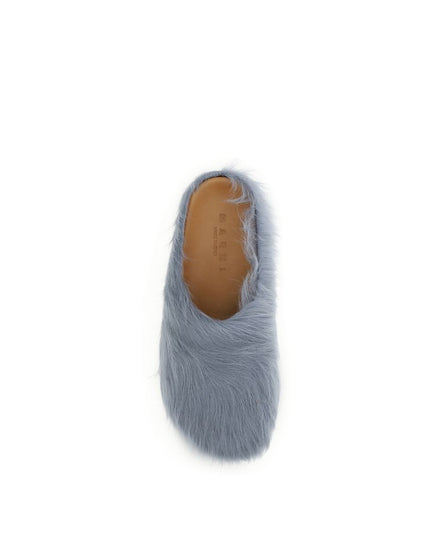 Marni Light Blue Rubber Mules