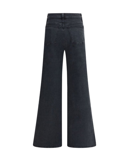 Khaite Gray Cotton Jeans Denim