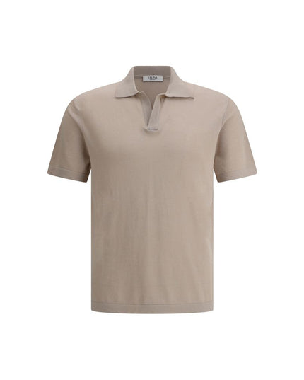 Cruna Beige Cotton Polo Shirt