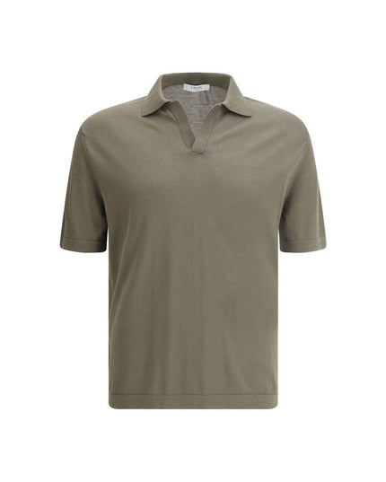 Cruna Green Cotton Polo Shirt