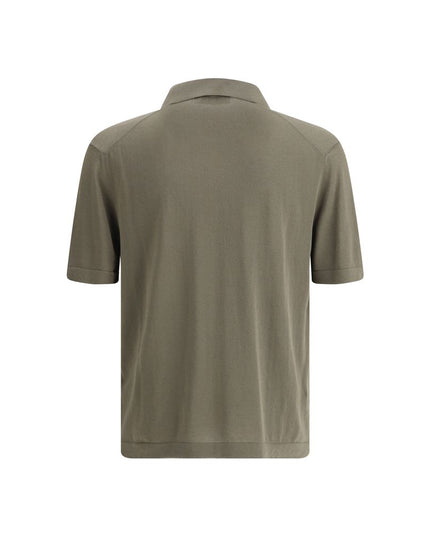Cruna Green Cotton Polo Shirt