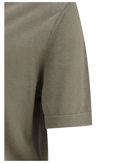 Cruna Green Cotton Polo Shirt