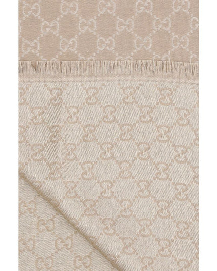 Gucci Beige Wool Scarf