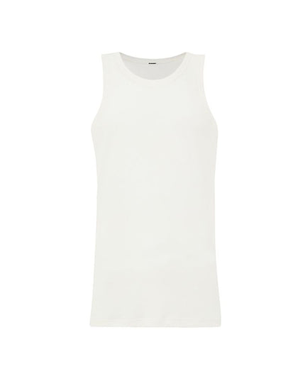 Jil Sander White Cotton Sleveless Jacket