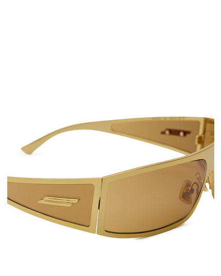 Bottega Veneta Gold Metal Sunglasses