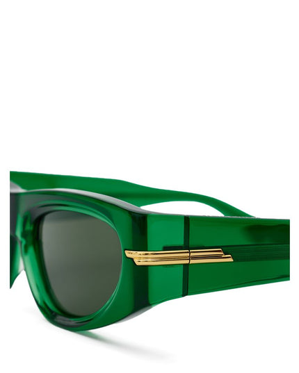 Bottega Veneta Green Acetate Sunglasses