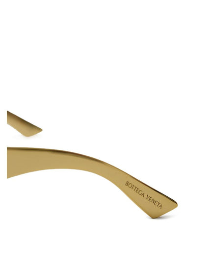 Bottega Veneta Gold Metal Sunglasses