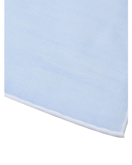 Tom Ford Blue Cotton Pocket Square