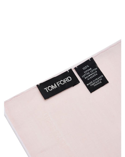 Tom Ford Pink Cotton Pocket Square