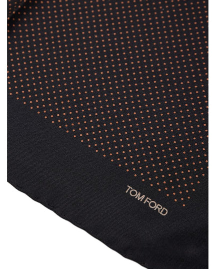 Tom Ford Black Silk Pocket Square