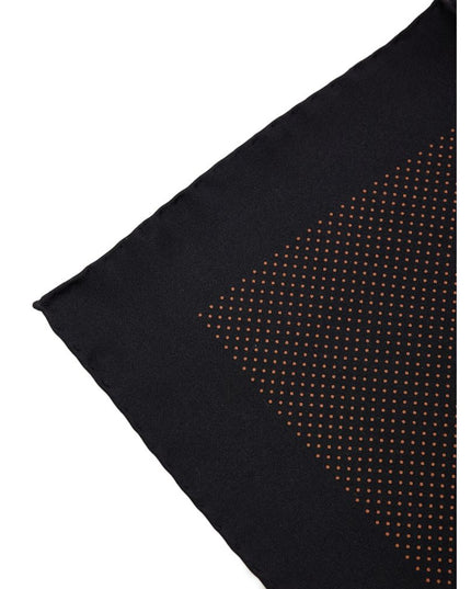 Tom Ford Black Silk Pocket Square