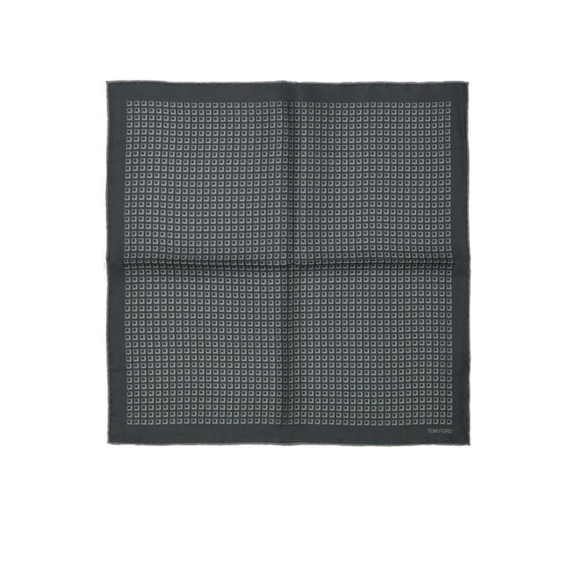 Tom Ford Green Silk Pocket Square