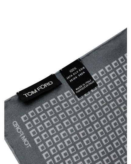 Tom Ford Green Silk Pocket Square