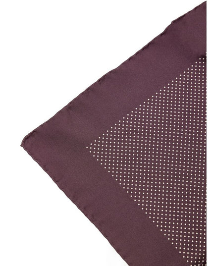 Tom Ford Bordeaux Silk Pocket Square