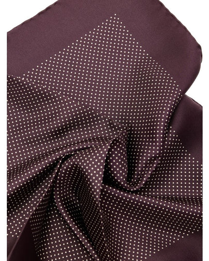 Tom Ford Bordeaux Silk Pocket Square