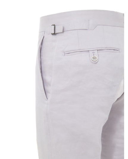 Tom Ford Purple Linen Dress Pants