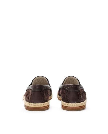 Dolce & Gabbana Brown Suede Leather Espadrilles