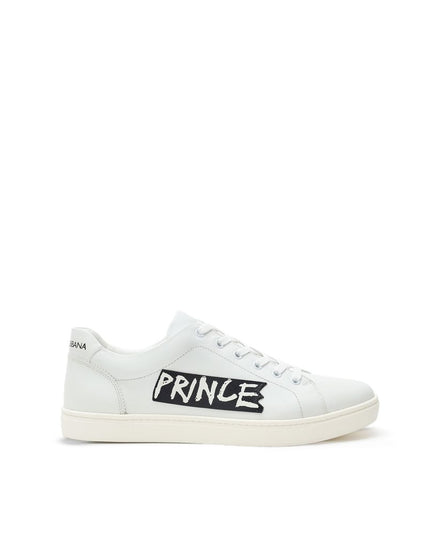 Dolce & Gabbana Bordeaux Leather Low Top Sneakers