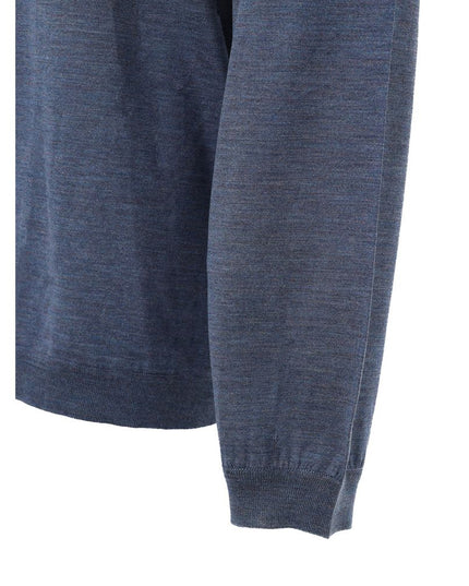 Dolce & Gabbana Blue Silk Sweatshirt