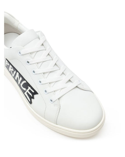 Dolce & Gabbana Bordeaux Leather Low Top Sneakers