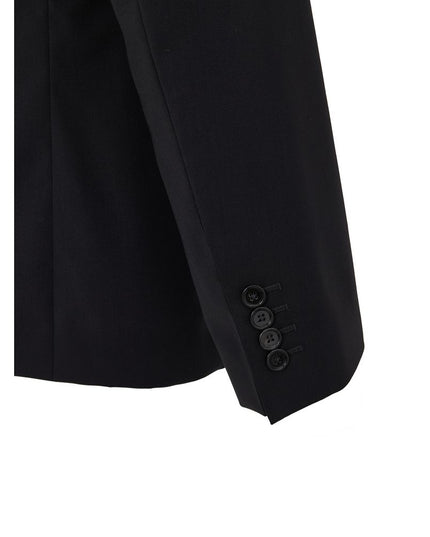 Dolce & Gabbana Black Wool Two-Piece Suit