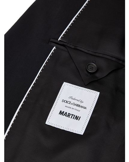 Dolce & Gabbana Black Wool Two-Piece Suit