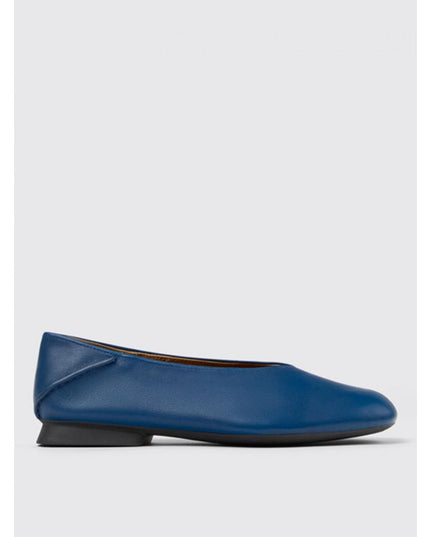 Camper Blue Leather Ballet Flats