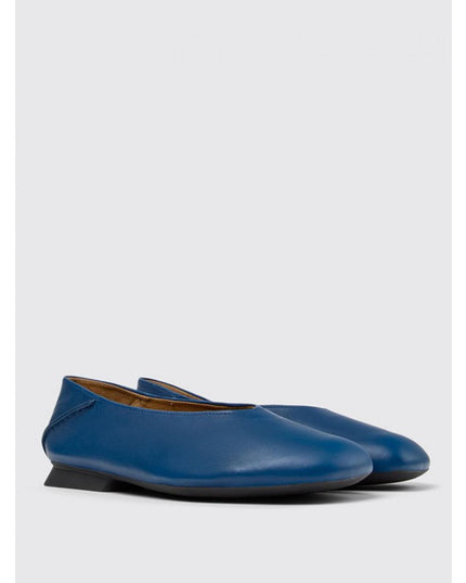 Camper Blue Leather Ballet Flats