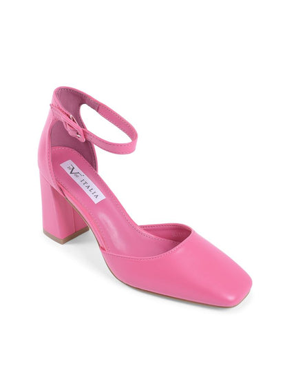 19V69 Italia Pink Artificial Leather Platform Pumps