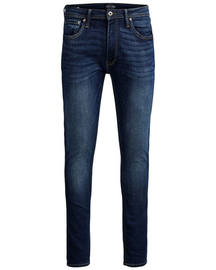 Jack & Jones Blue Cotton Skinny Jeans