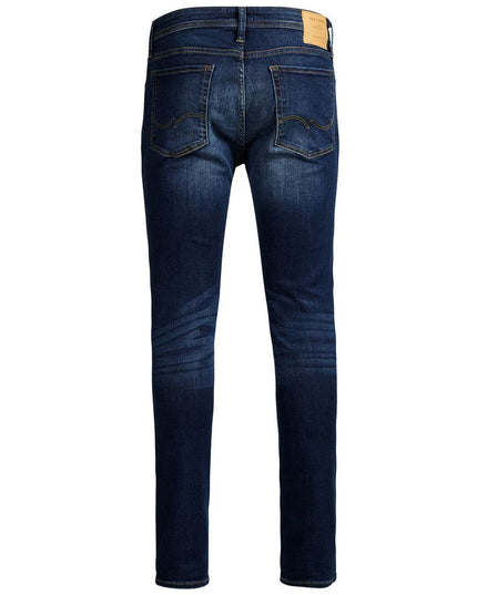 Jack & Jones Blue Cotton Skinny Jeans