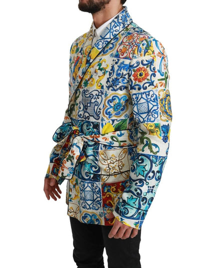 Dolce & Gabbana Multicolor Linen Jackets And Coat