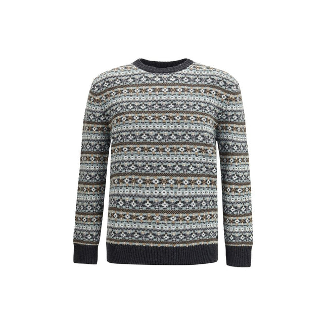 Brooksfield Multicolor Wool Sweatshirt