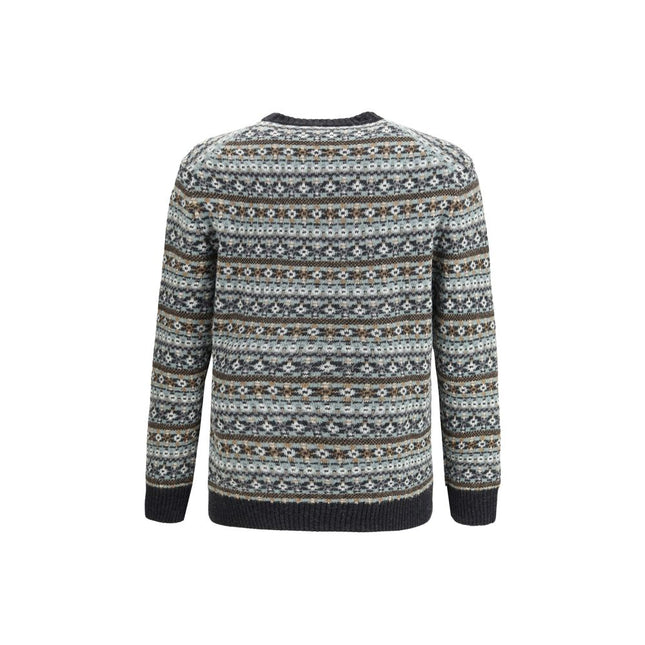 Brooksfield Multicolor Wool Sweatshirt