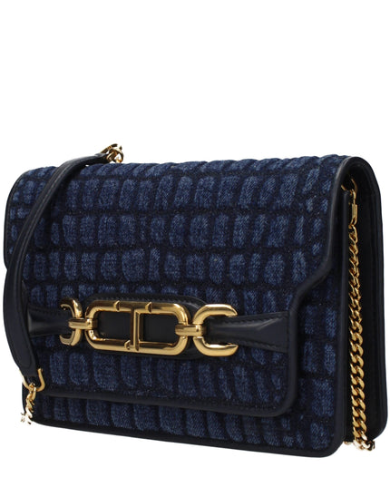 Tom Ford Blue Fabric Clutch Bag