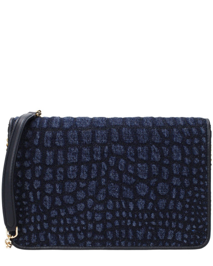 Tom Ford Blue Fabric Clutch Bag