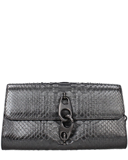 Tom Ford Gray Skin Clutch Bag